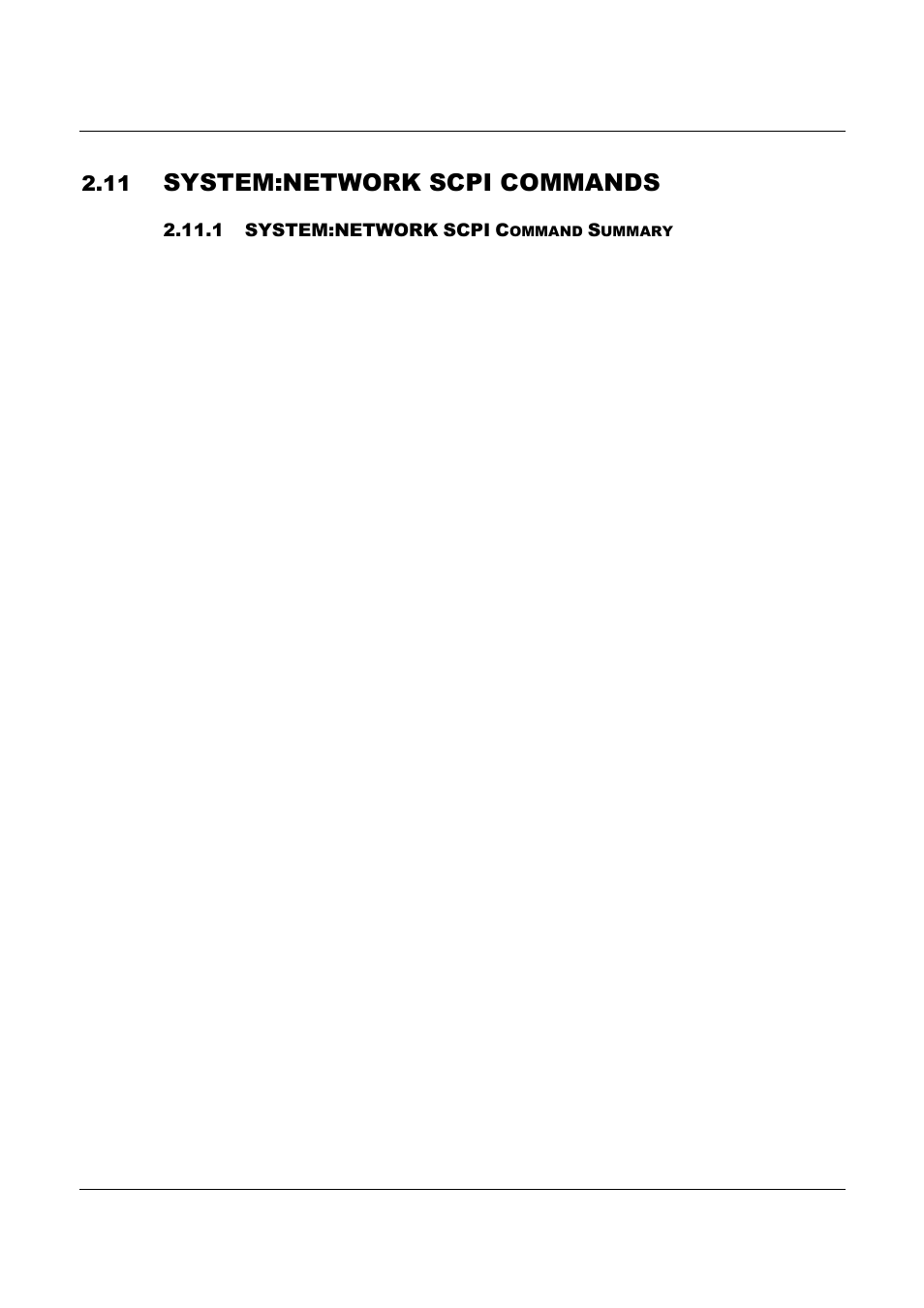 System:network scpi commands | AMETEK ReFlex Programming Manual User Manual | Page 46 / 134