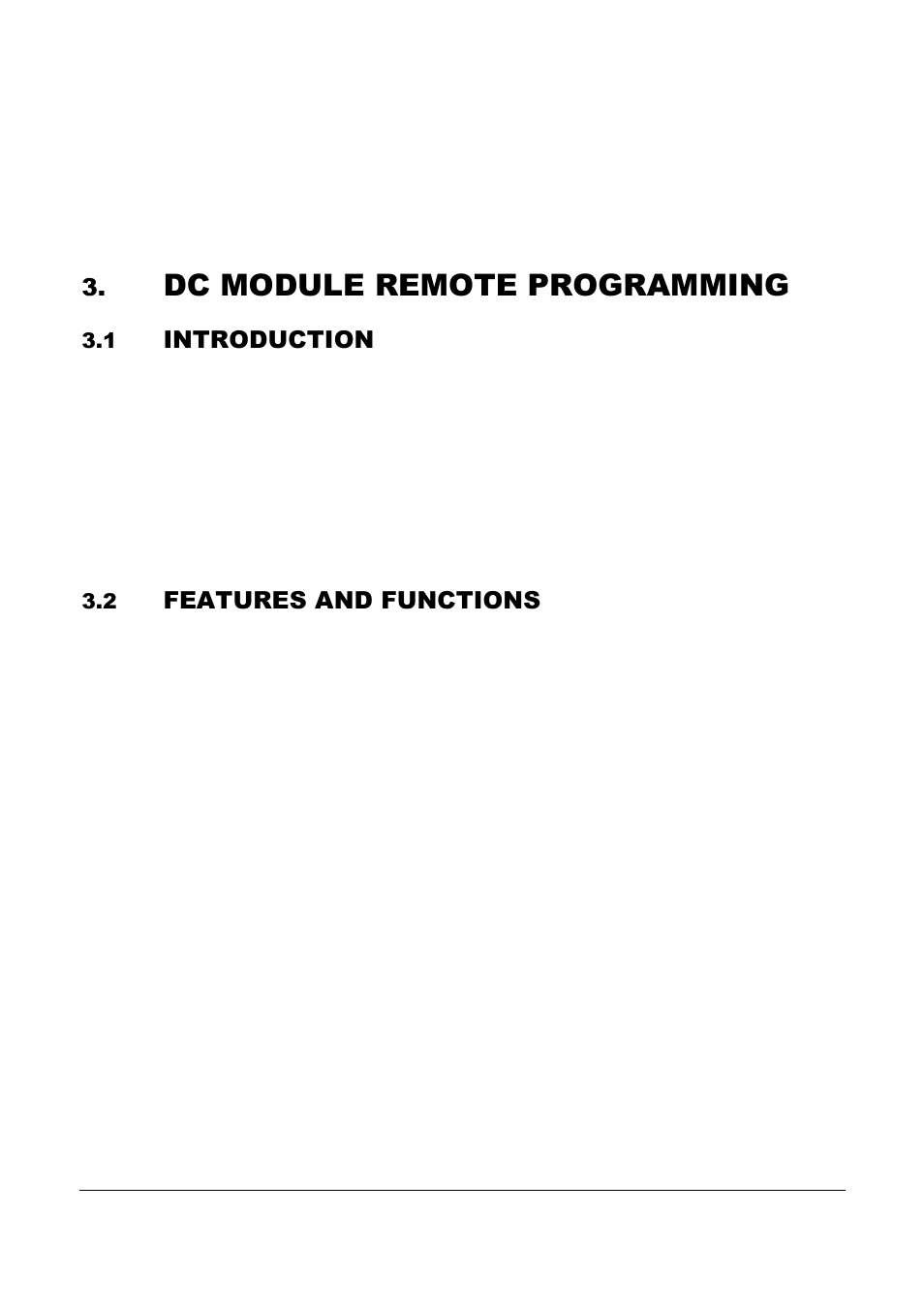 Dc module remote programming, Introduction, Features and functions | AMETEK ReFlex Programming Manual User Manual | Page 57 / 134