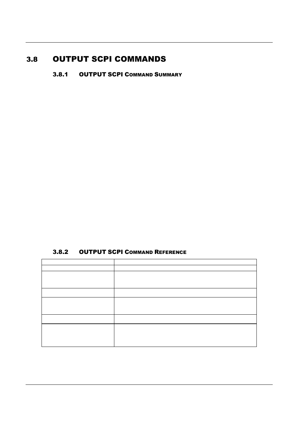 Output scpi commands | AMETEK ReFlex Programming Manual User Manual | Page 64 / 134