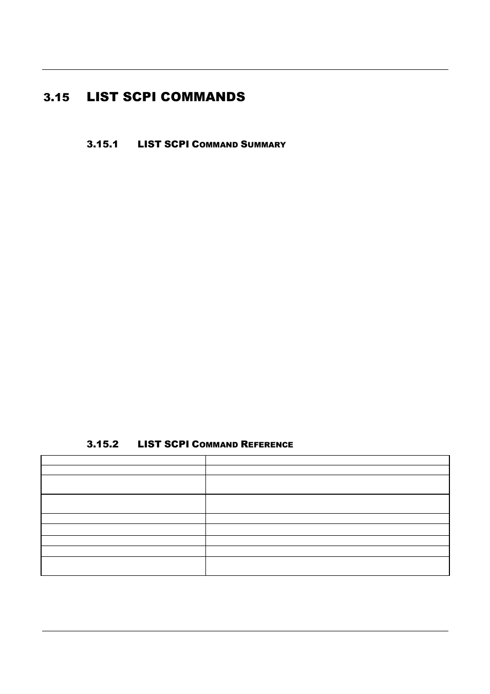 List scpi commands | AMETEK ReFlex Programming Manual User Manual | Page 86 / 134