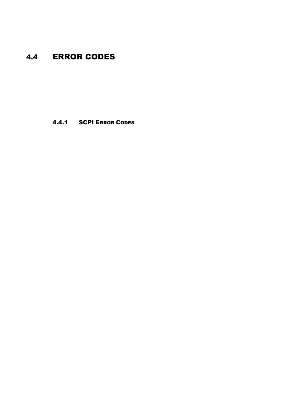 Error codes | AMETEK ReFlex Programming Manual User Manual | Page 95 / 134