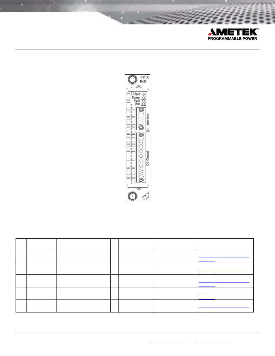 AMETEK LPDC-16V User Manual | 4 pages