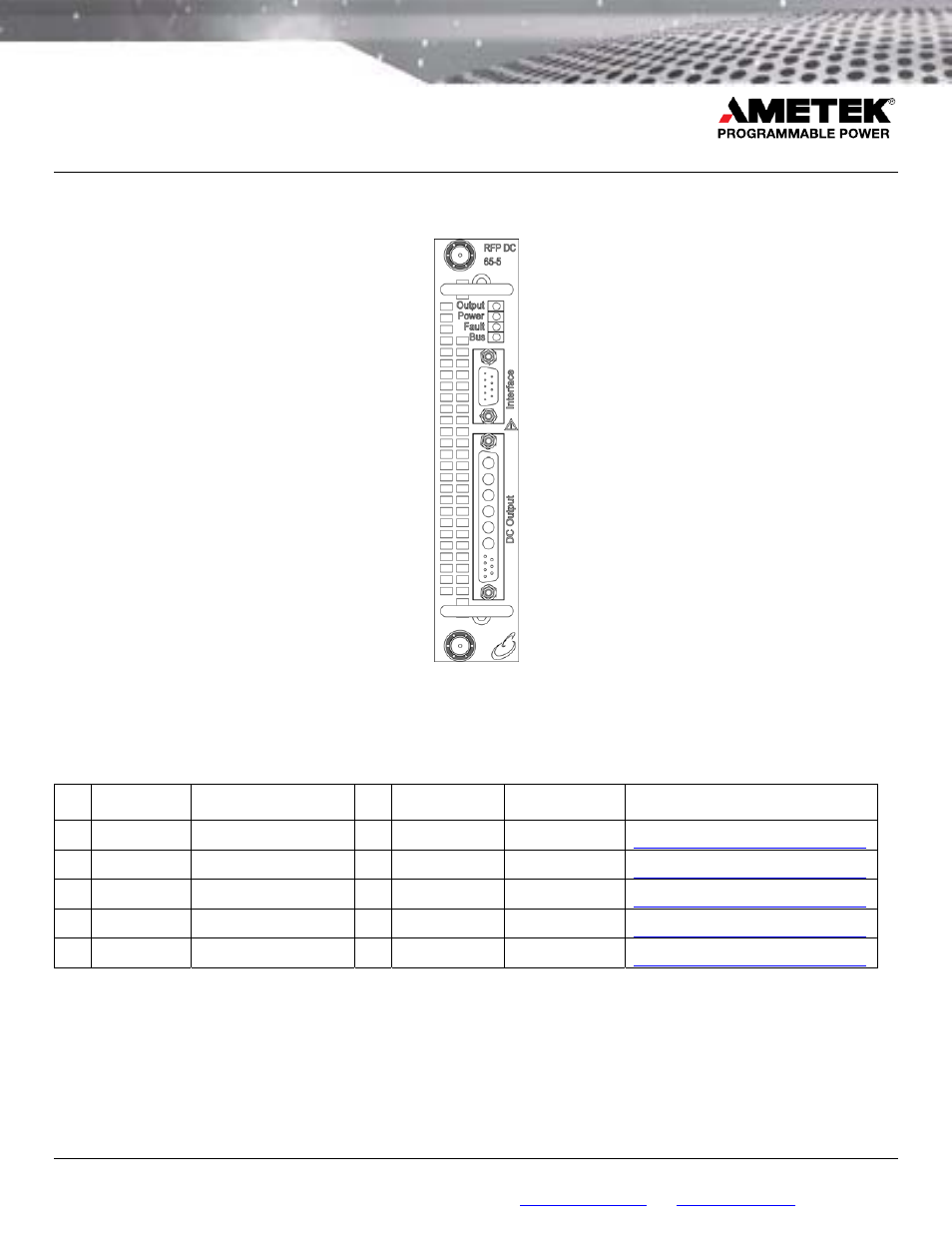 AMETEK LPDC-65V User Manual | 4 pages