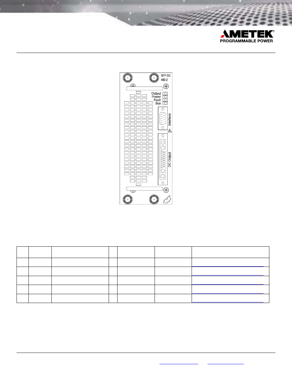 AMETEK HPDC-450V User Manual | 3 pages