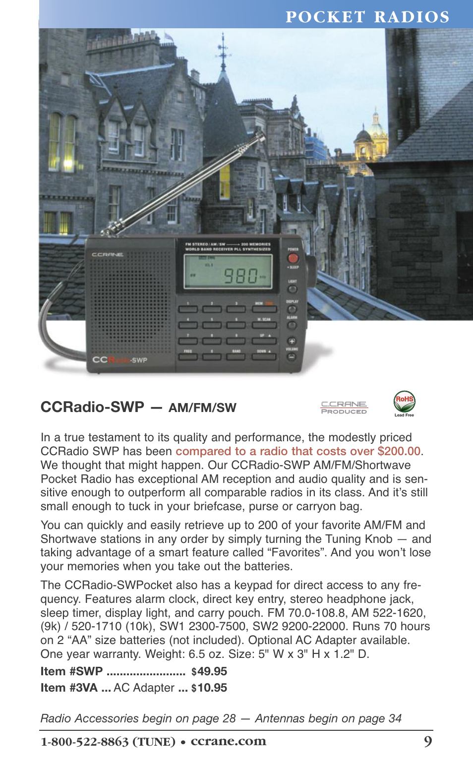 Ccradio-swp | C. Crane 19f User Manual | Page 9 / 74