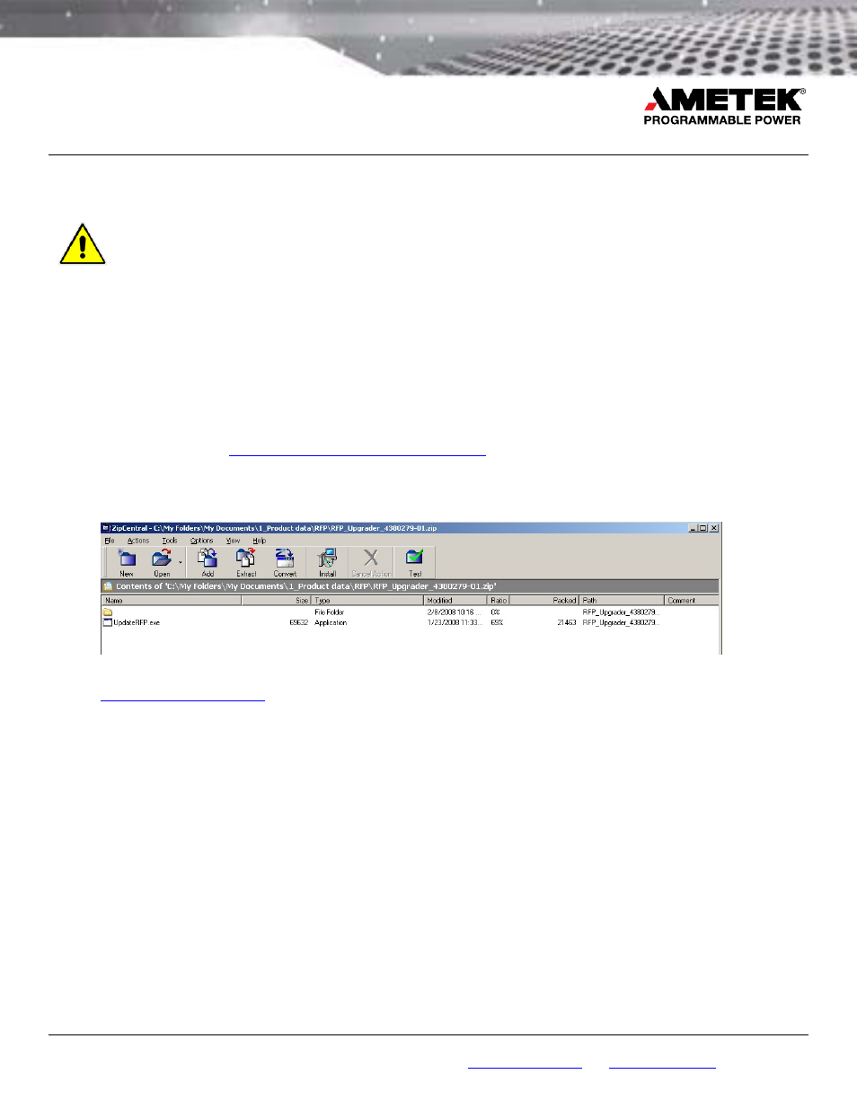 AMETEK ReFlex Firmware Updates User Manual | 8 pages