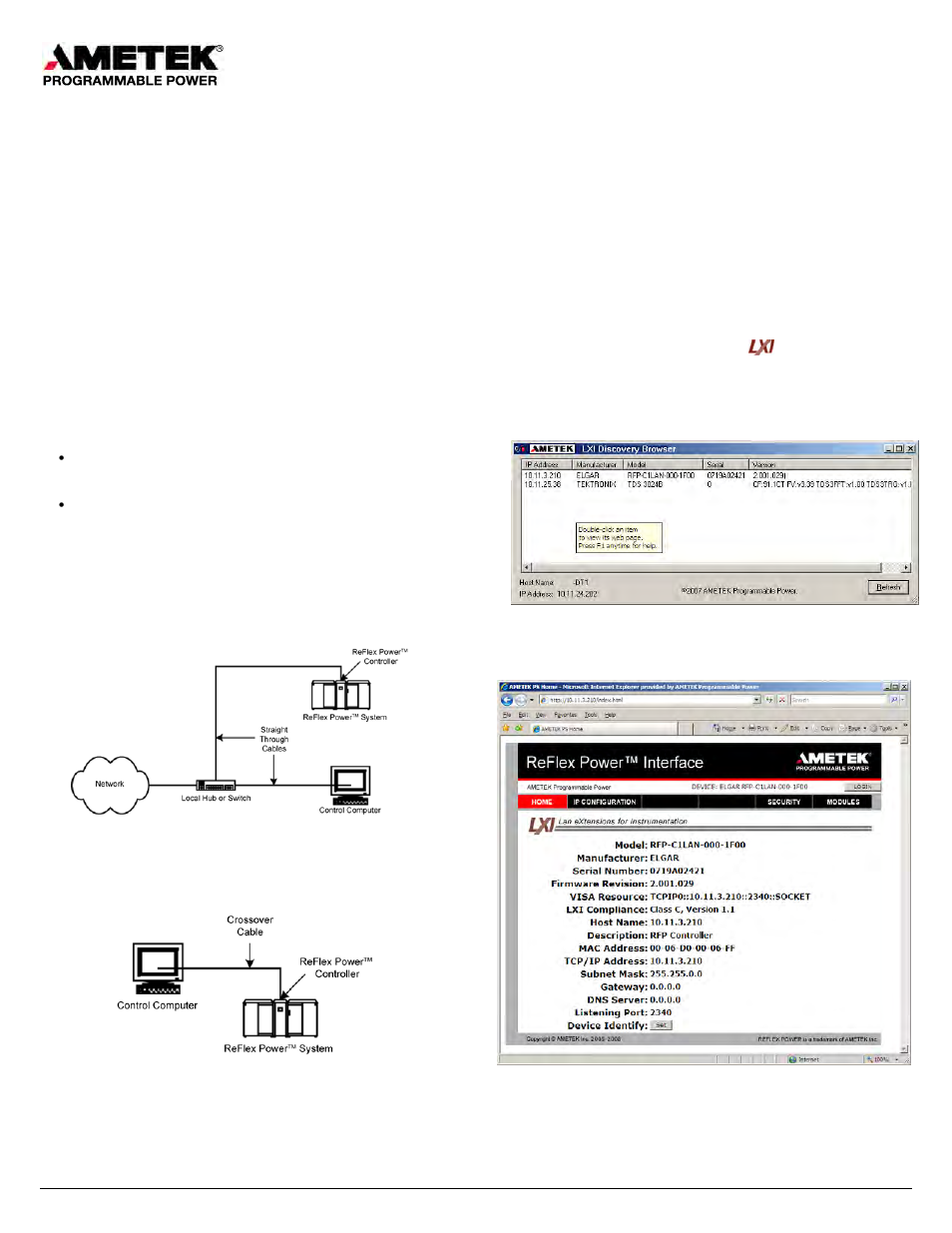 AMETEK ReFlex Quick Reference guide User Manual | 3 pages