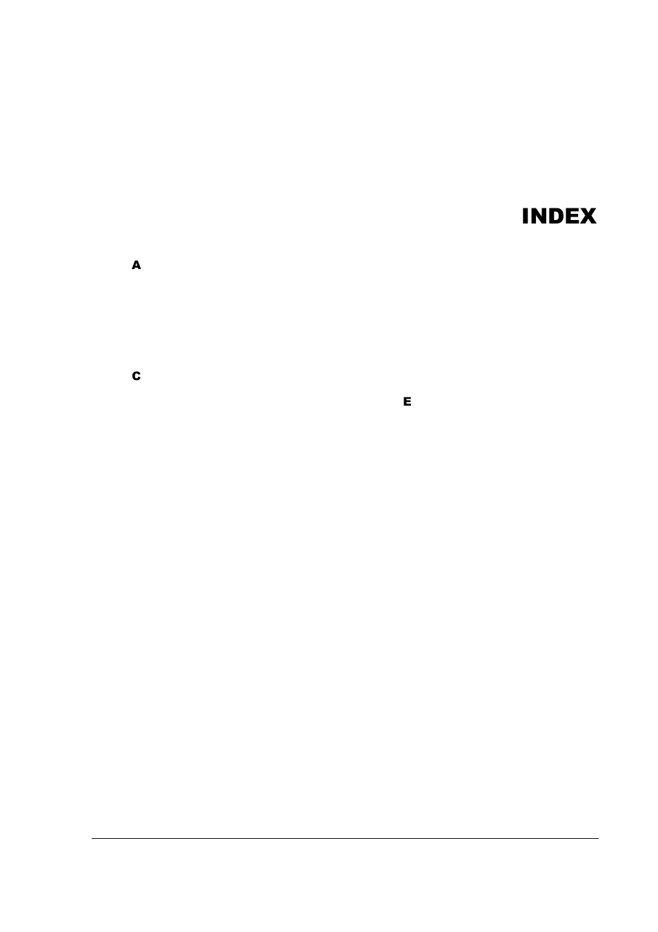 Index | AMETEK SFA Series Ethernet Programming User Manual | Page 157 / 159