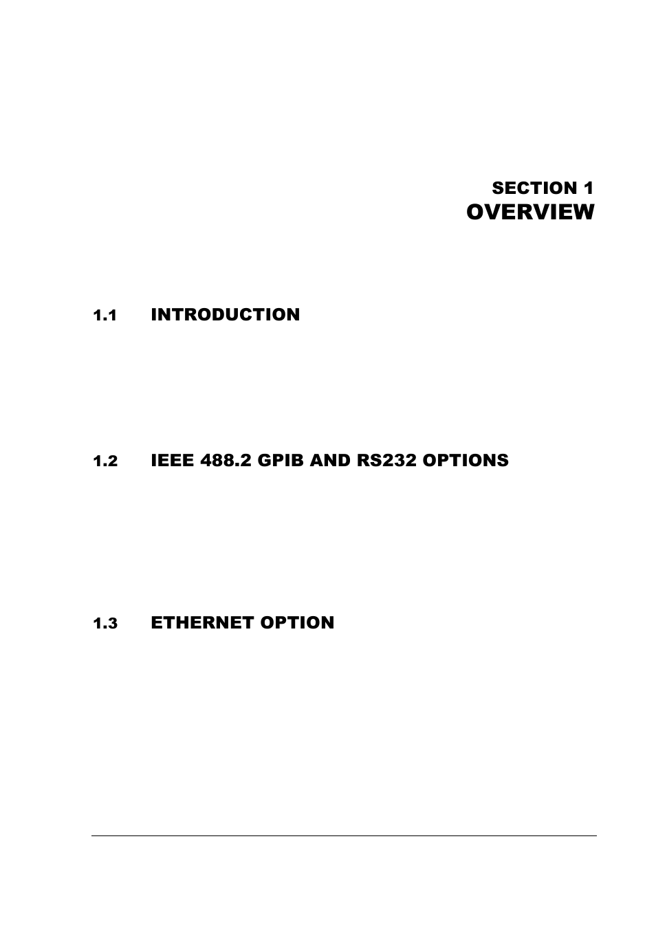 Overview, Introduction, Ethernet option | AMETEK SFA Series Ethernet Programming User Manual | Page 19 / 159