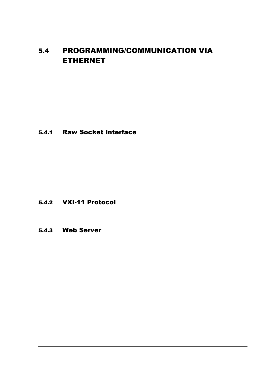 Programming/communication via ethernet | AMETEK SFA Series Ethernet Programming User Manual | Page 53 / 159