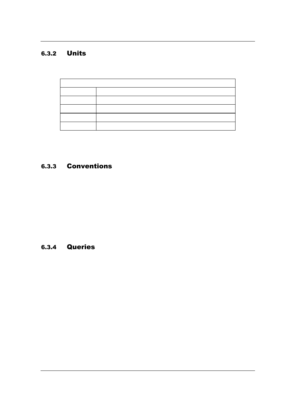 Units, Conventions, Queries | AMETEK SFA Series Ethernet Programming User Manual | Page 81 / 159