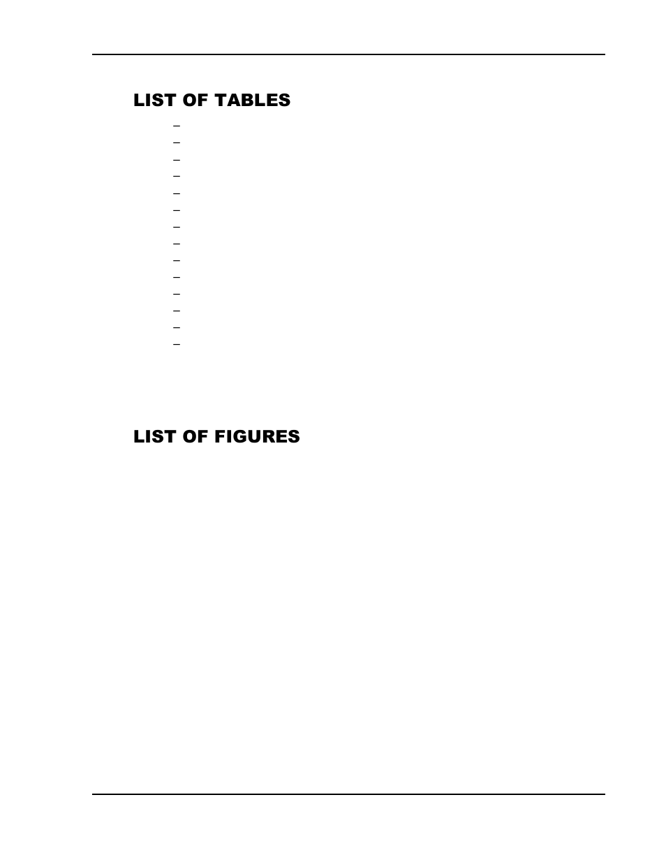 List of tables, List of figures | AMETEK SGA Series User Manual | Page 11 / 97