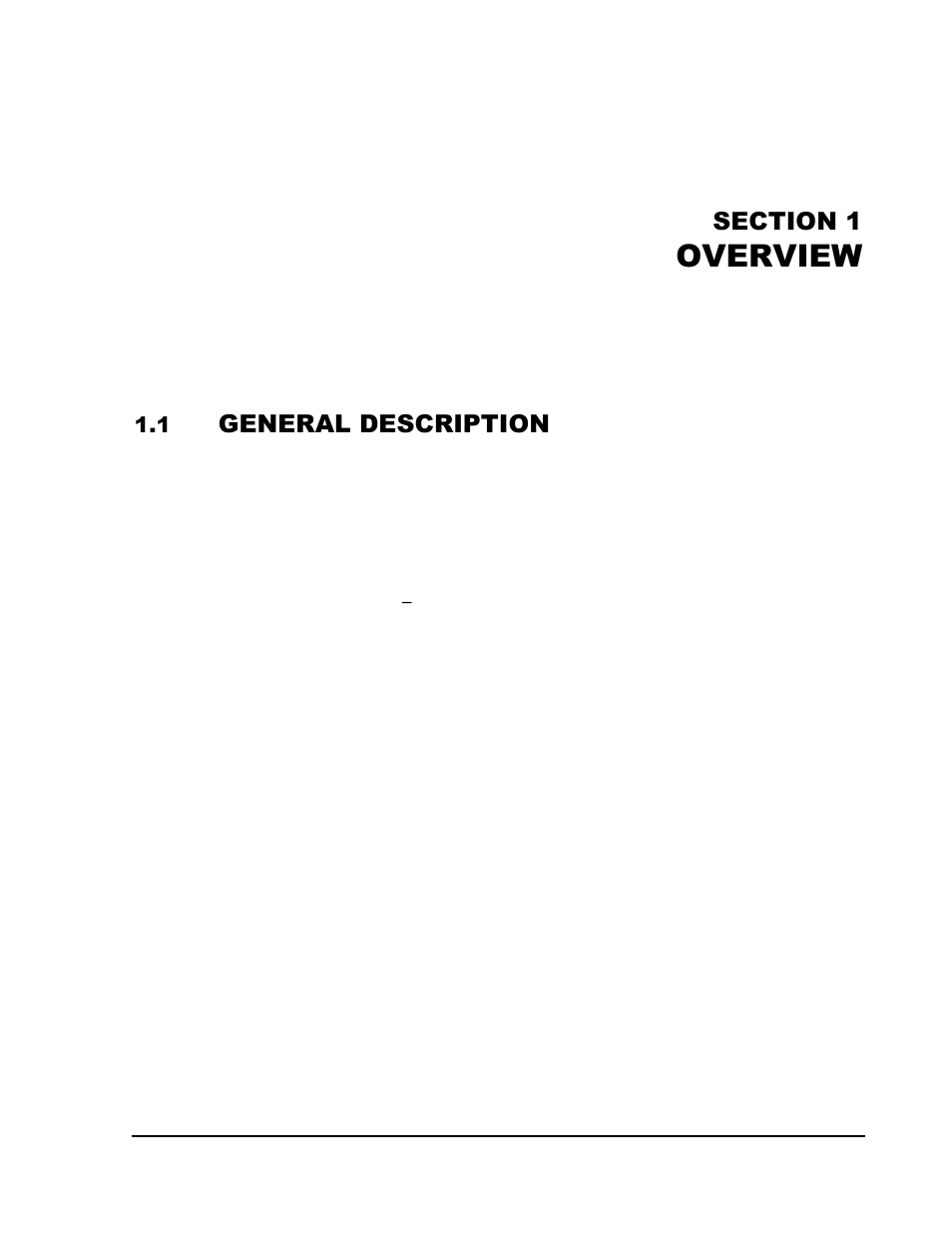 Section 1 overview -1, General description -1, Overview | General description | AMETEK SGA Series User Manual | Page 13 / 97
