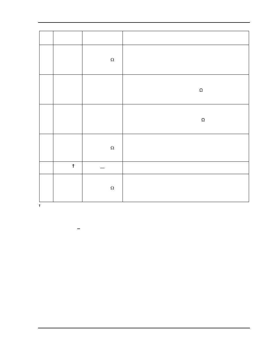 Table 3, Ee table 3, O table 3 | AMETEK SGA Series User Manual | Page 67 / 97