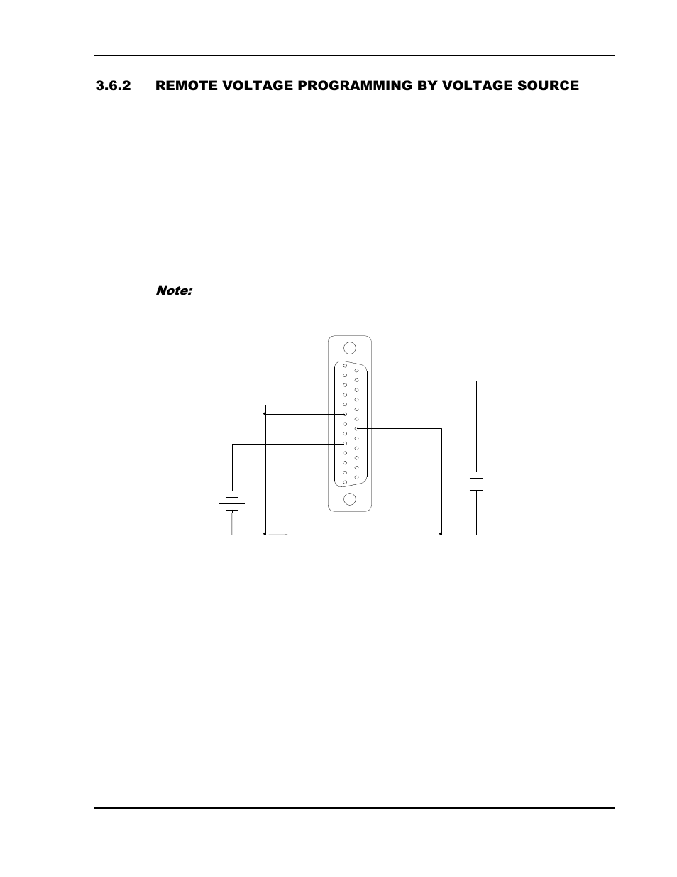 Remote voltage programming by voltage source -21 | AMETEK SGA Series User Manual | Page 71 / 97