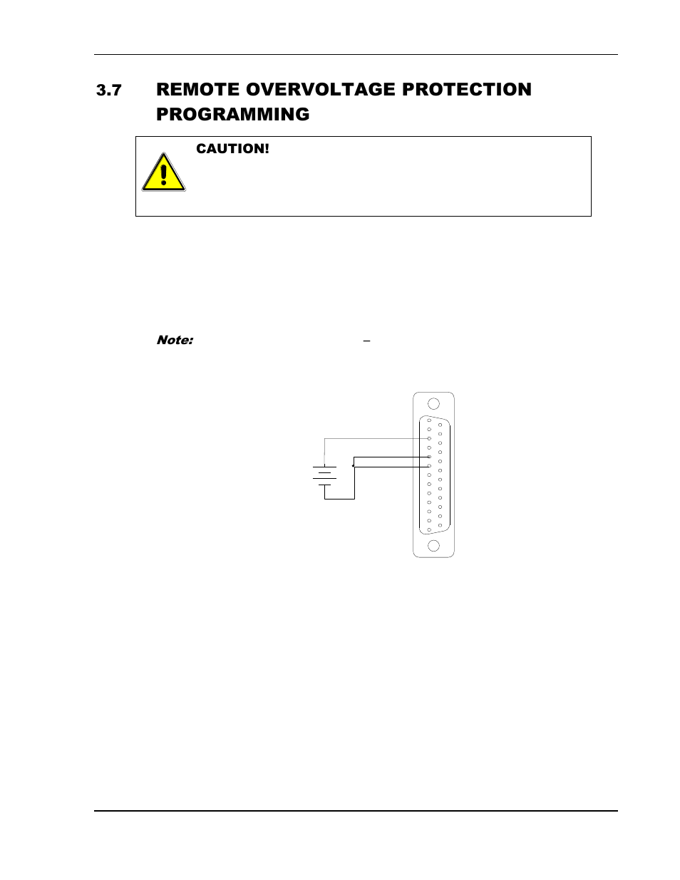 Remote overvoltage protection programming -22, Remote overvoltage protection programming | AMETEK SGA Series User Manual | Page 72 / 97