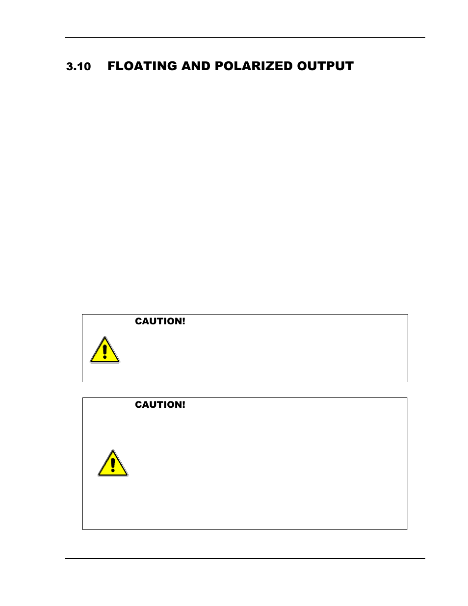 Floating and polarized output -28, Floating and polarized output | AMETEK SGA Series User Manual | Page 78 / 97