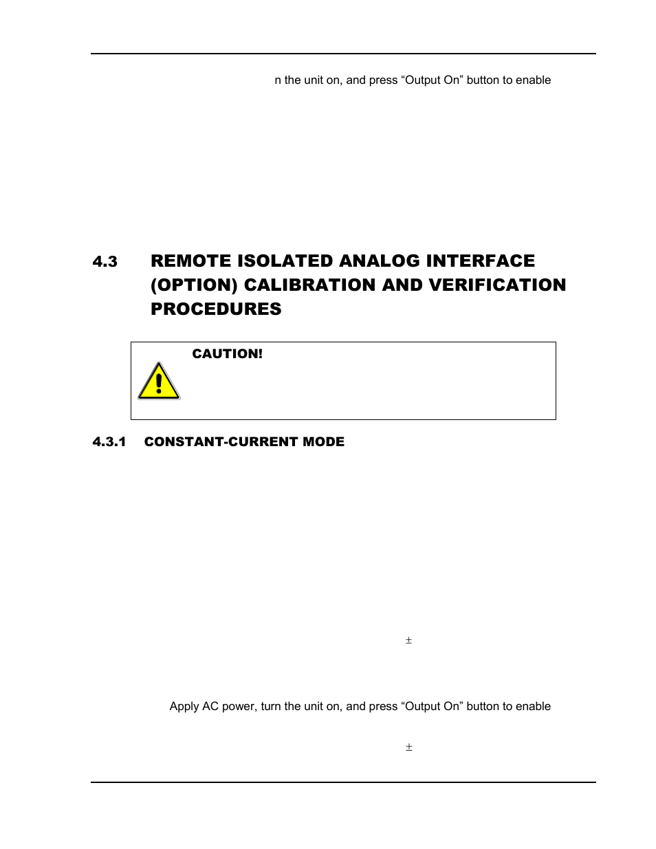 Procedures -5, Constant-current mode -5 | AMETEK SGA Series User Manual | Page 87 / 97