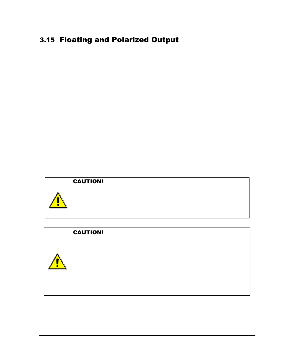 Floating and polarized output -55, Floating and polarized output | AMETEK SGI Series User Manual | Page 107 / 128