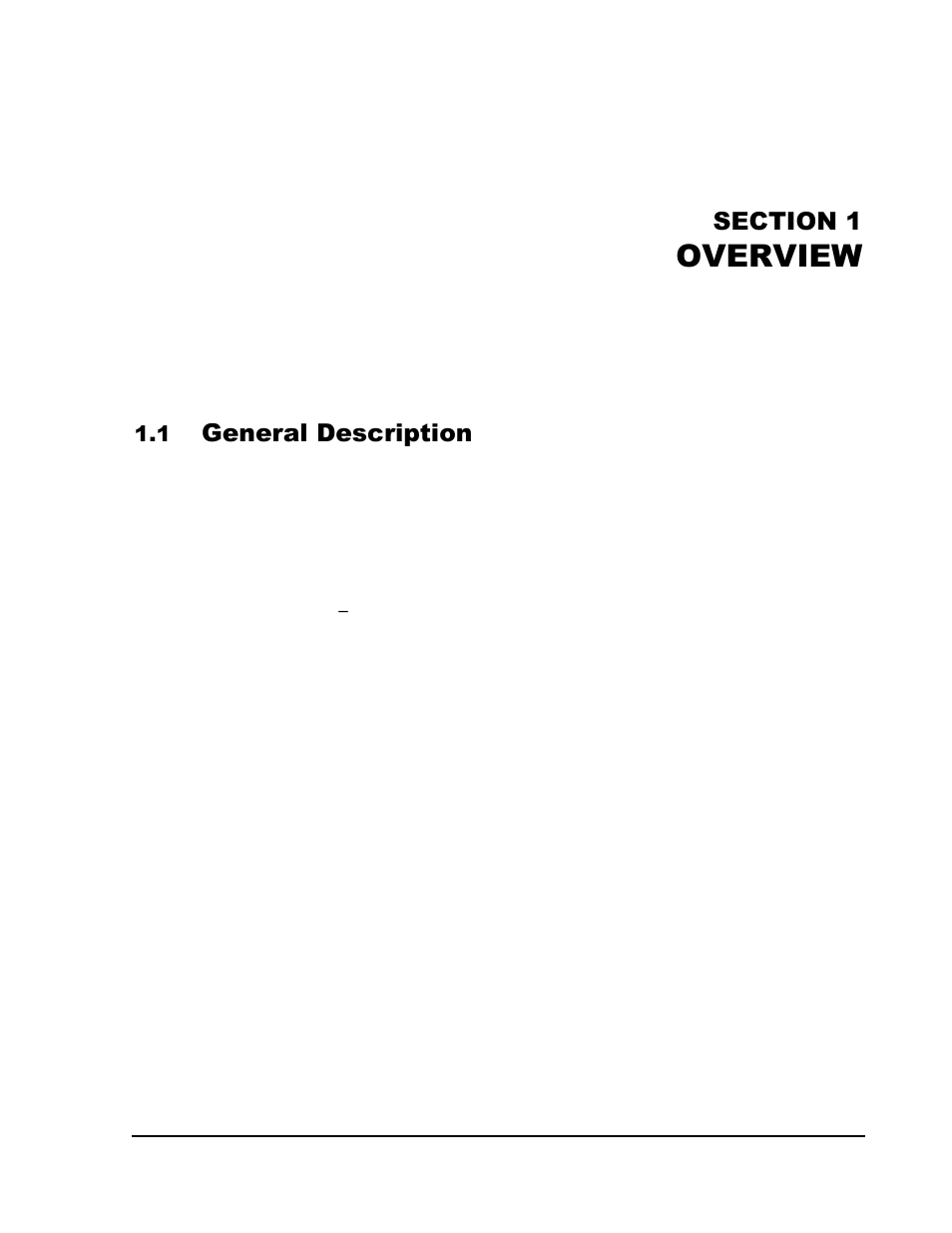 Section 1 overview -1, General description -1, Overview | General description | AMETEK SGI Series User Manual | Page 15 / 128