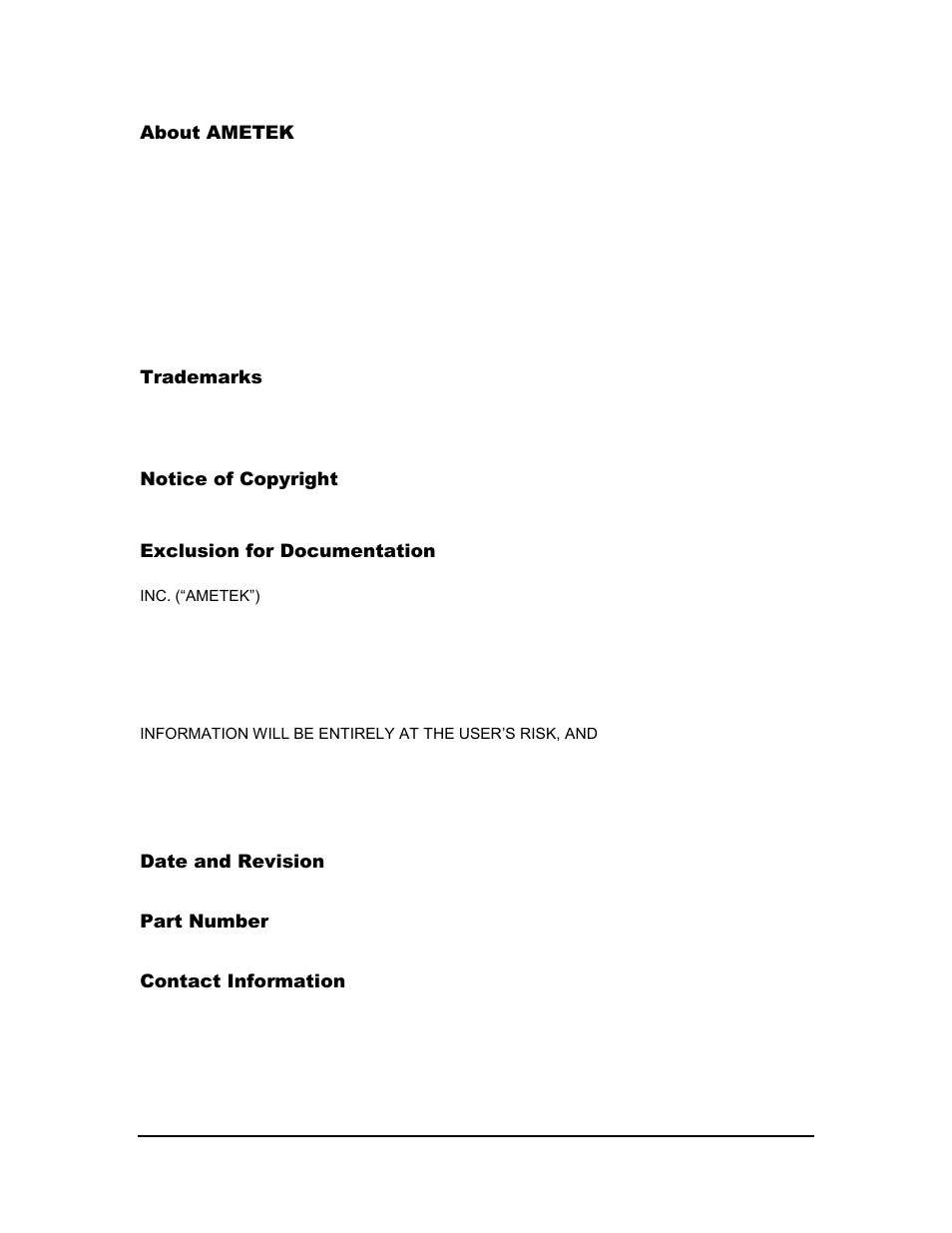 AMETEK SGI Series User Manual | Page 3 / 128