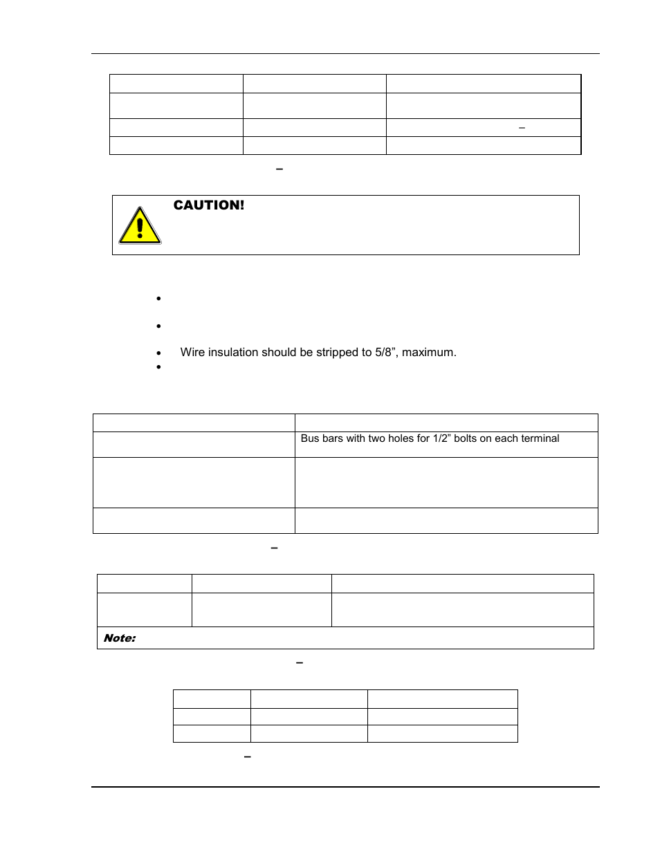 Table 2, Input terminal connections -10, Output terminal connections -10 | Recommended lugs -10, Recommended sense connector tools -10, Ns and table 2 | AMETEK SGI Series User Manual | Page 32 / 128