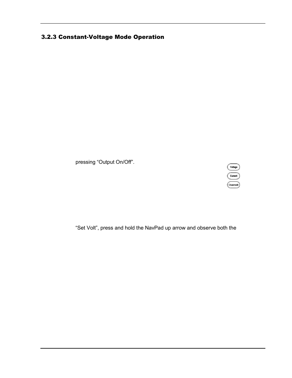 Constant-voltage mode operation -10 | AMETEK SGI Series User Manual | Page 62 / 128