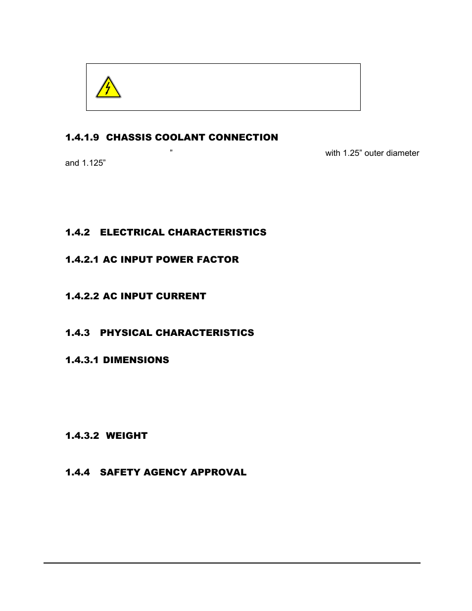 Electrical characteristics -4, Physical characteristics -4, Safety agency approval -4 | AMETEK SGWC Series User Manual | Page 14 / 21