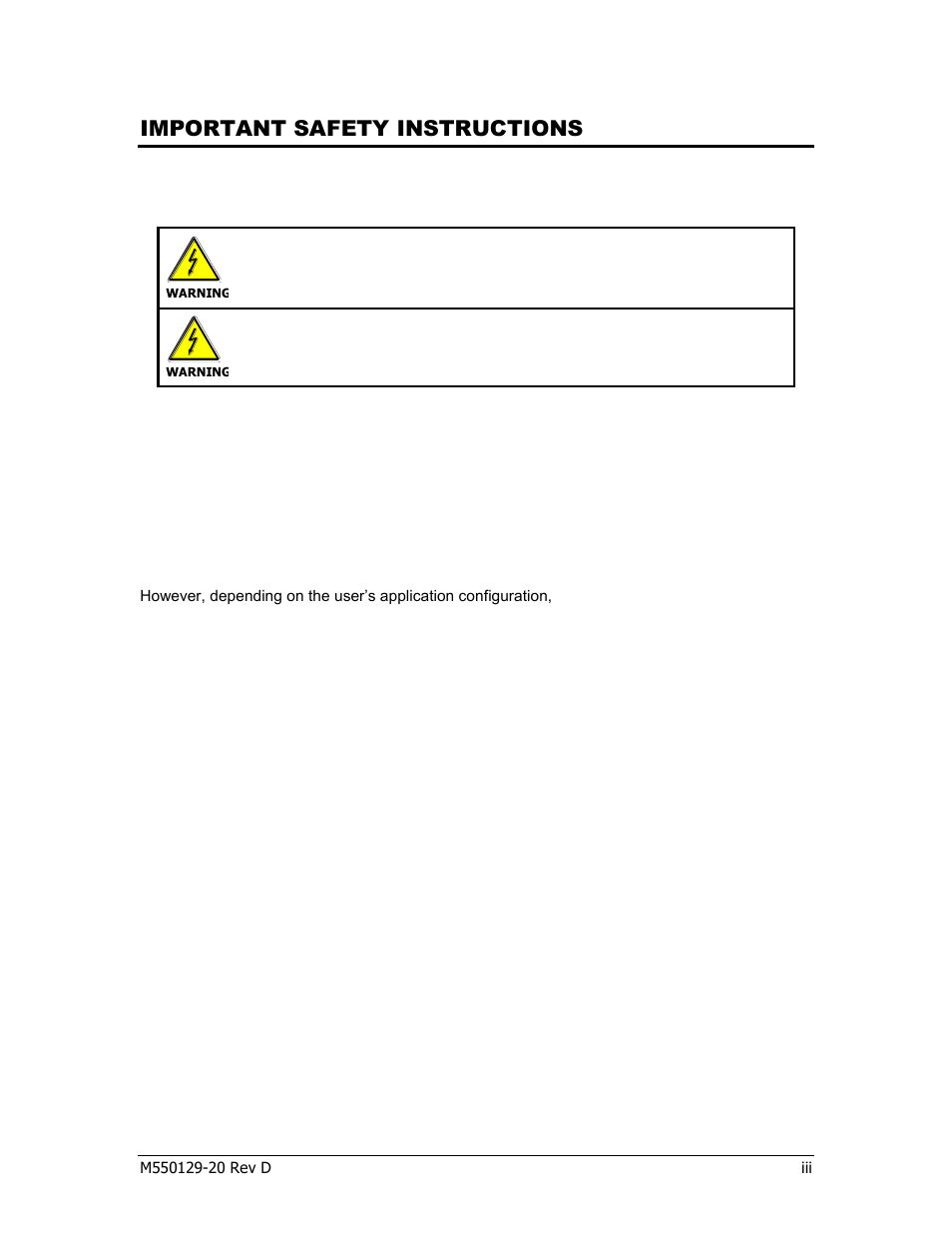 Important safety instructions | AMETEK SGWC Series User Manual | Page 7 / 21