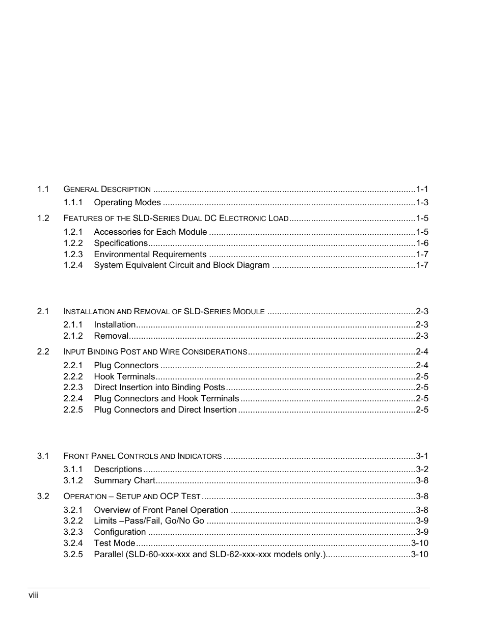 AMETEK SLD Series User Manual | Page 10 / 89
