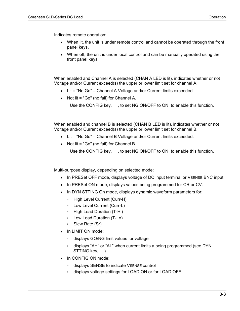 AMETEK SLD Series User Manual | Page 31 / 89