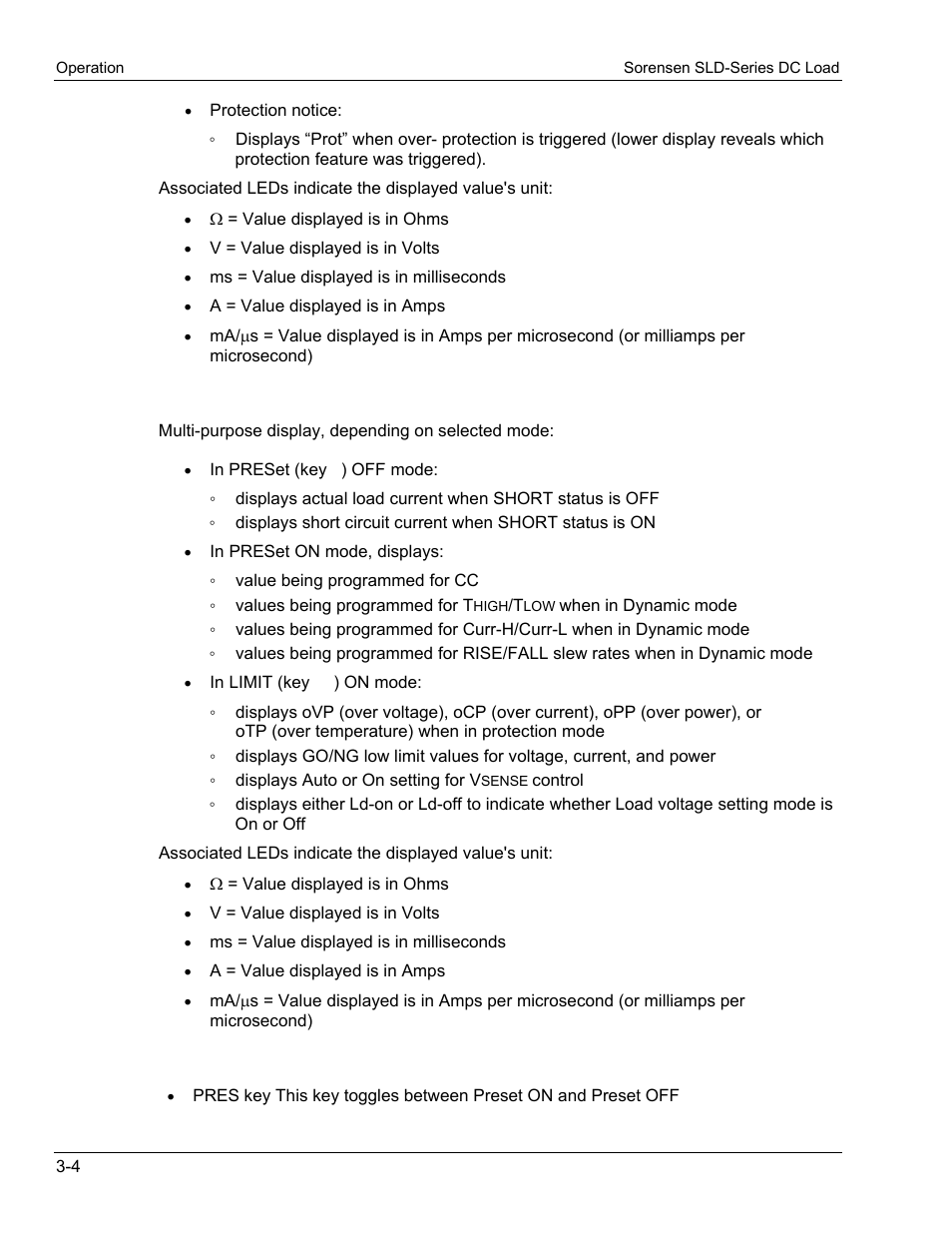 AMETEK SLD Series User Manual | Page 32 / 89