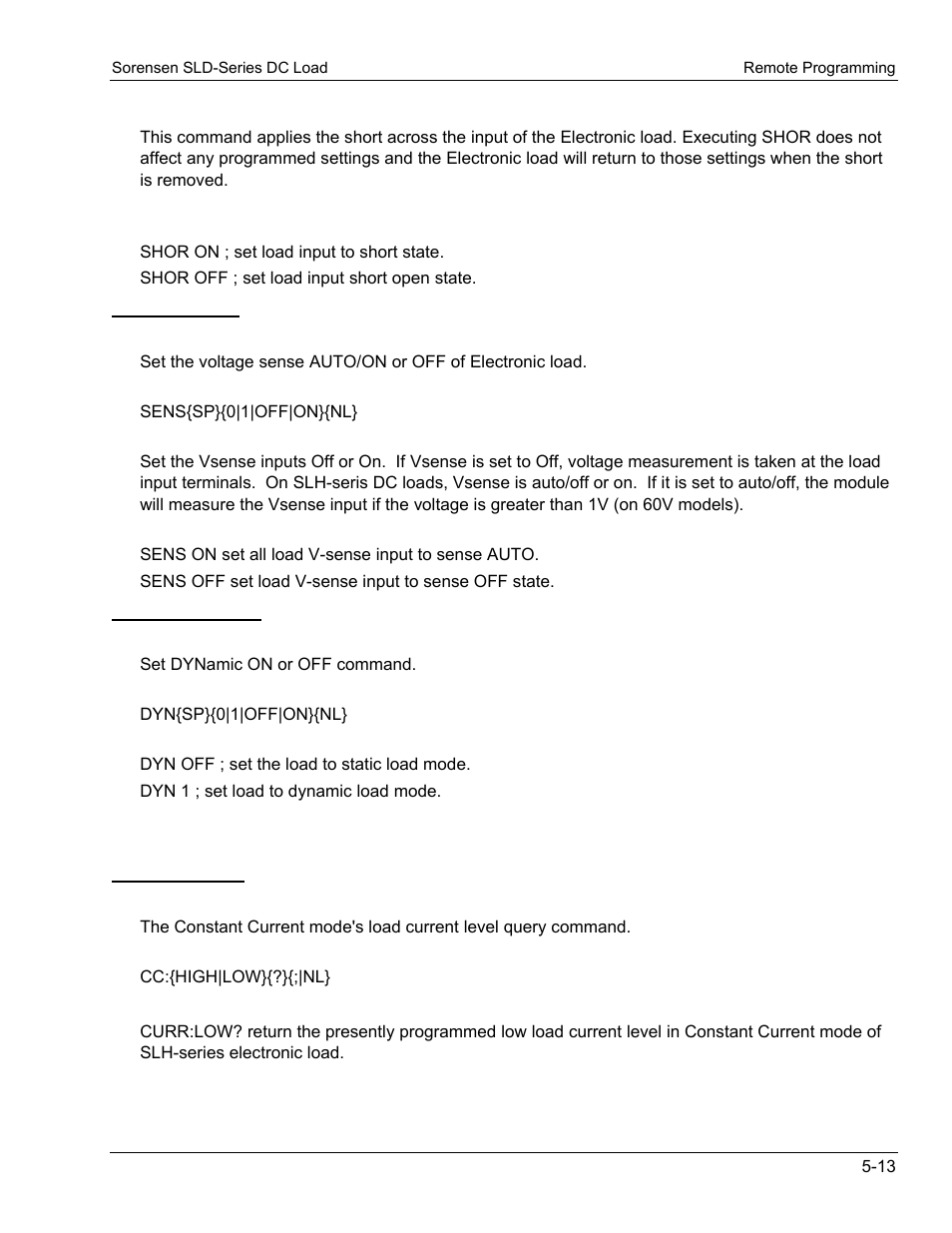 2 query commands | AMETEK SLD Series User Manual | Page 67 / 89