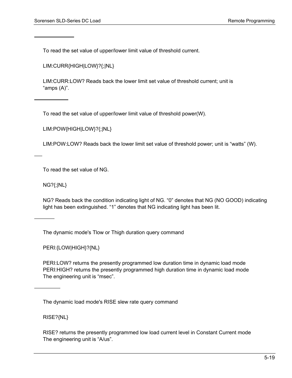 AMETEK SLD Series User Manual | Page 73 / 89