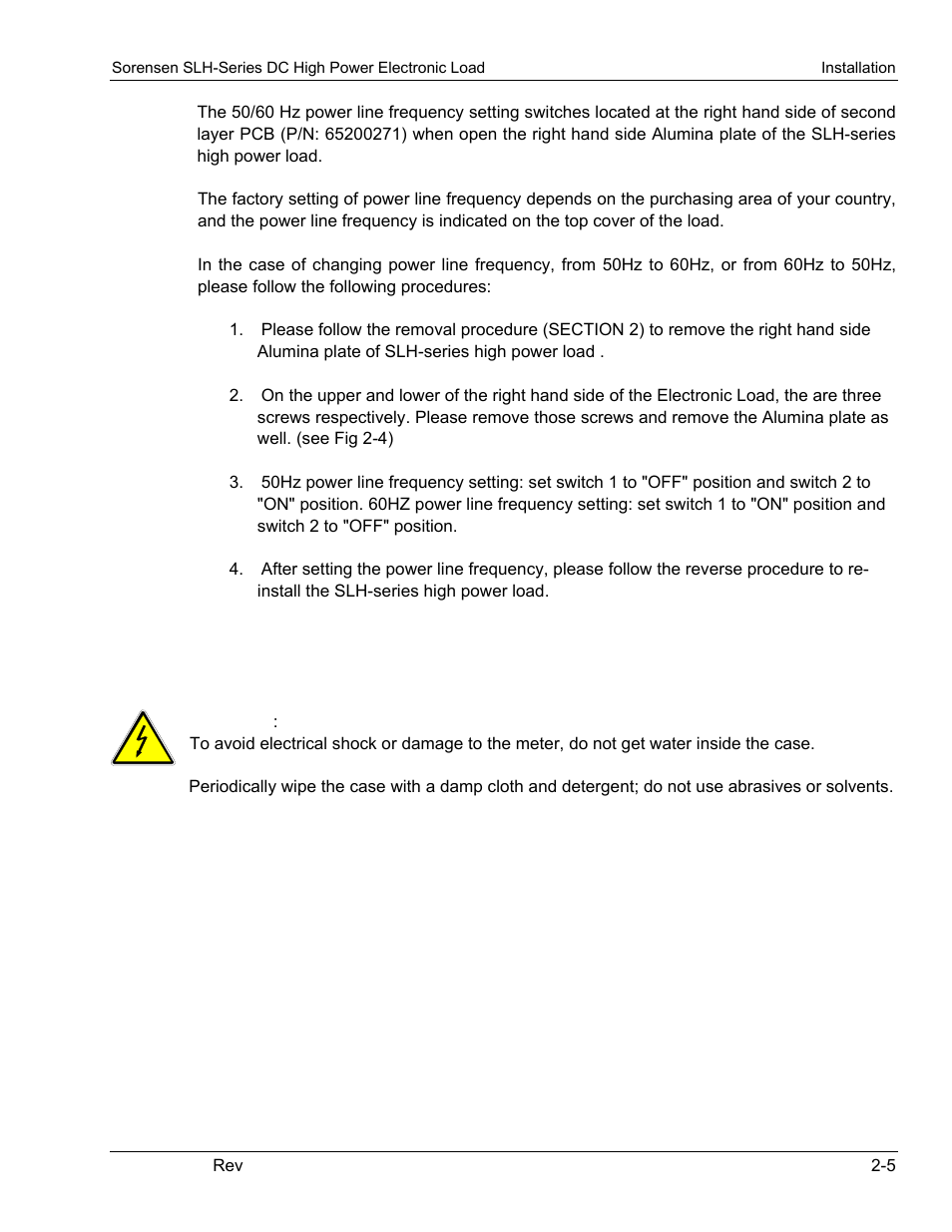 3 maintenance, 1 cleaning, Maintenance | AMETEK SLH Series RevC User Manual | Page 29 / 93