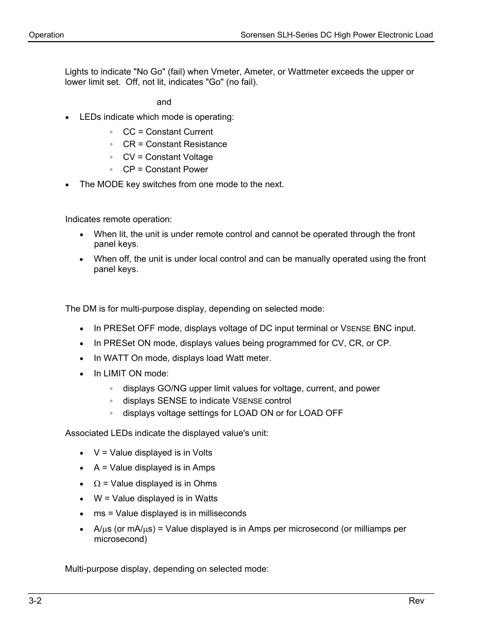 AMETEK SLH Series RevC User Manual | Page 32 / 93