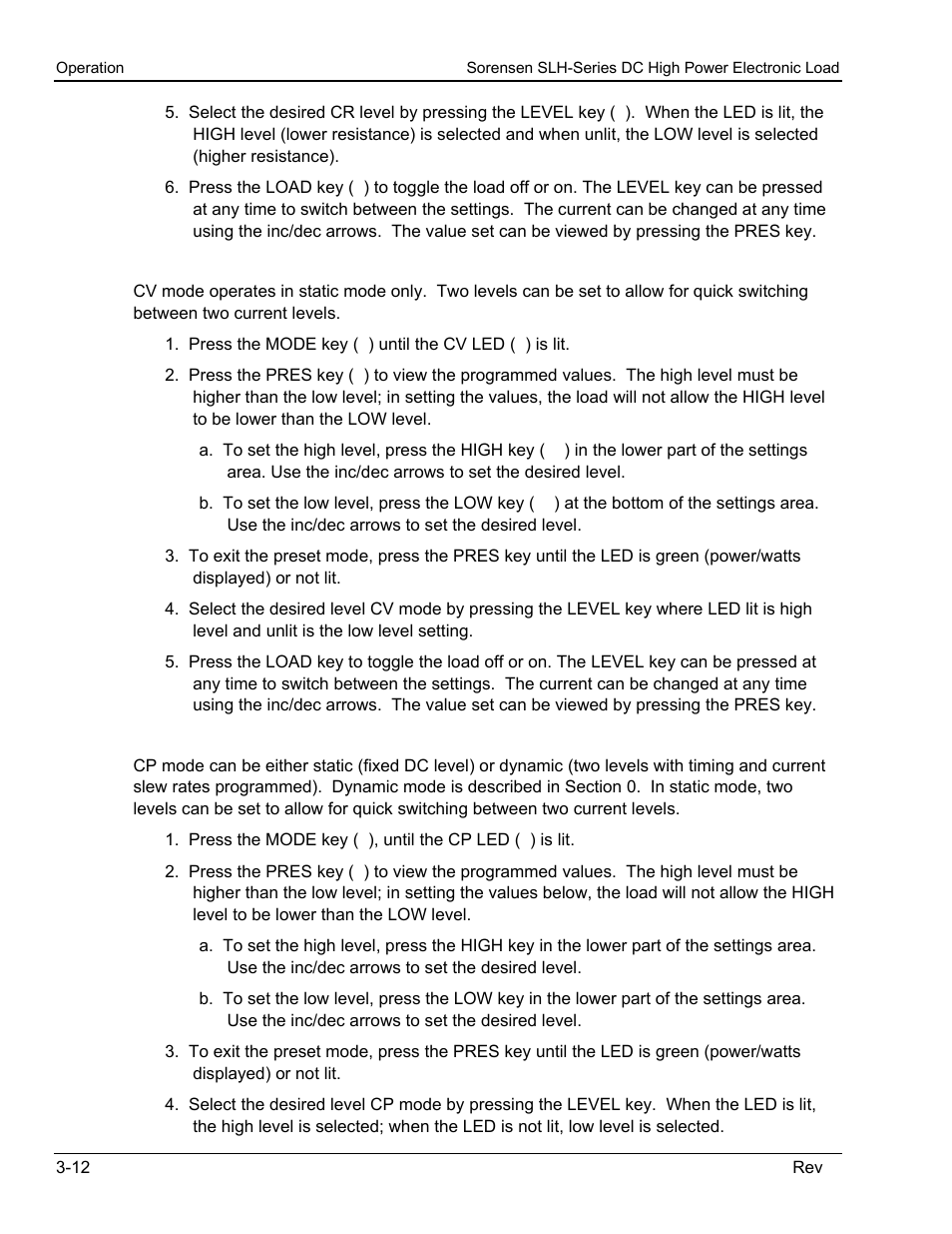 AMETEK SLH Series RevC User Manual | Page 42 / 93