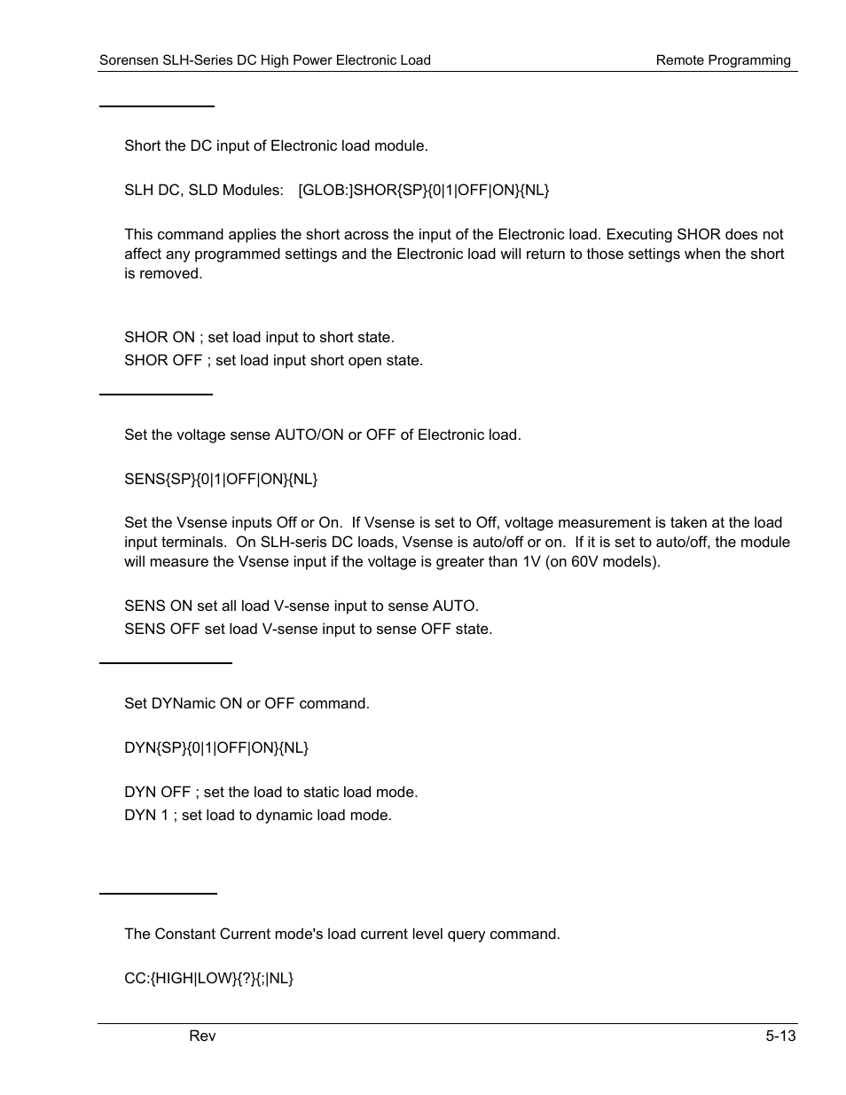 2 query commands | AMETEK SLH Series RevC User Manual | Page 75 / 93