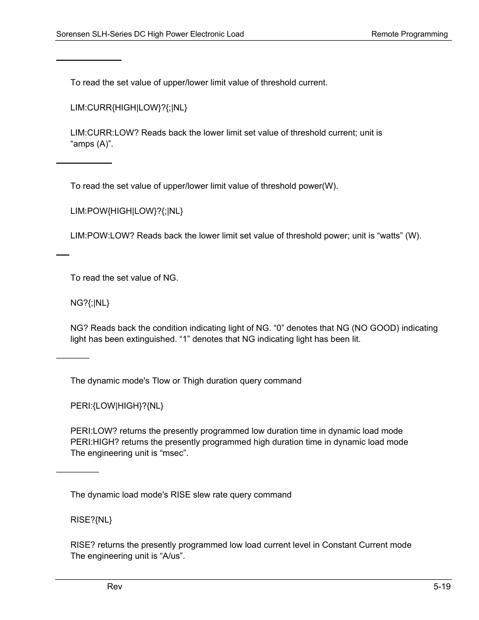 AMETEK SLH Series RevC User Manual | Page 81 / 93