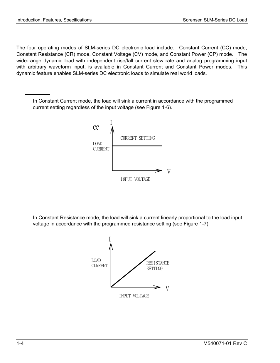 2 operating modes | AMETEK SLM Series RevC User Manual | Page 16 / 85