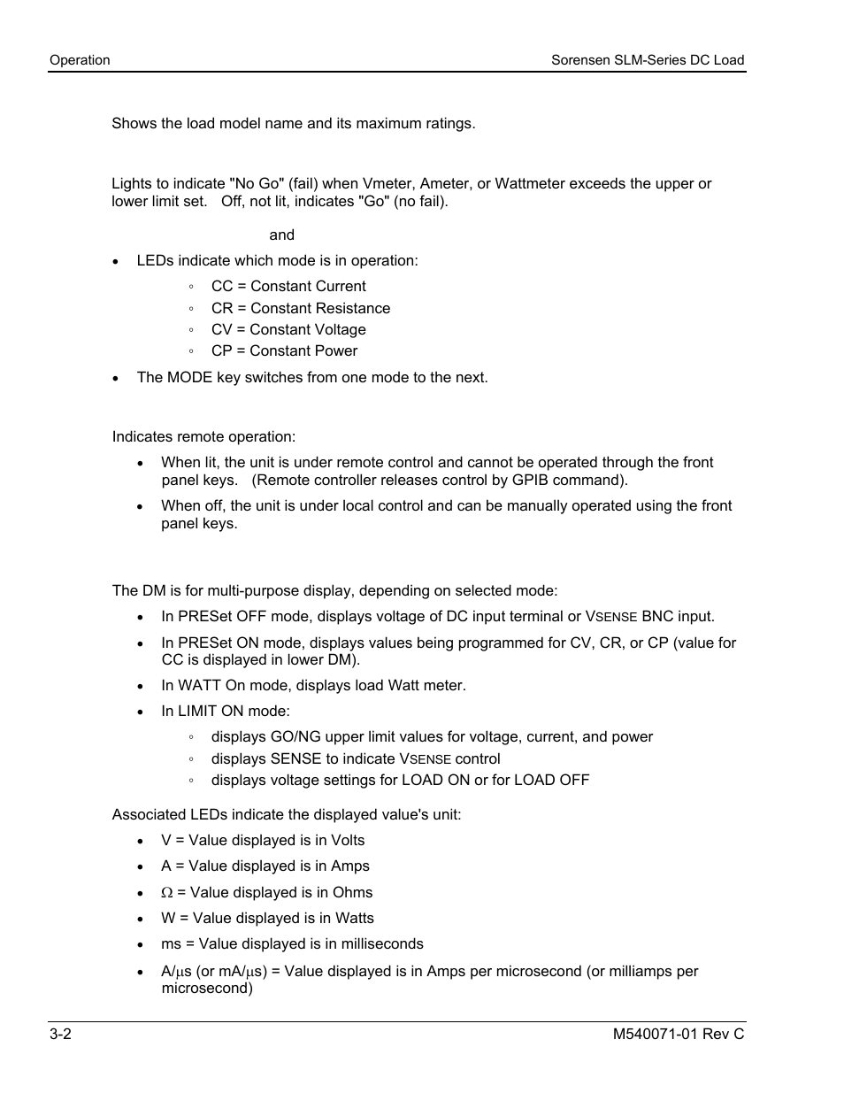 AMETEK SLM Series RevC User Manual | Page 30 / 85