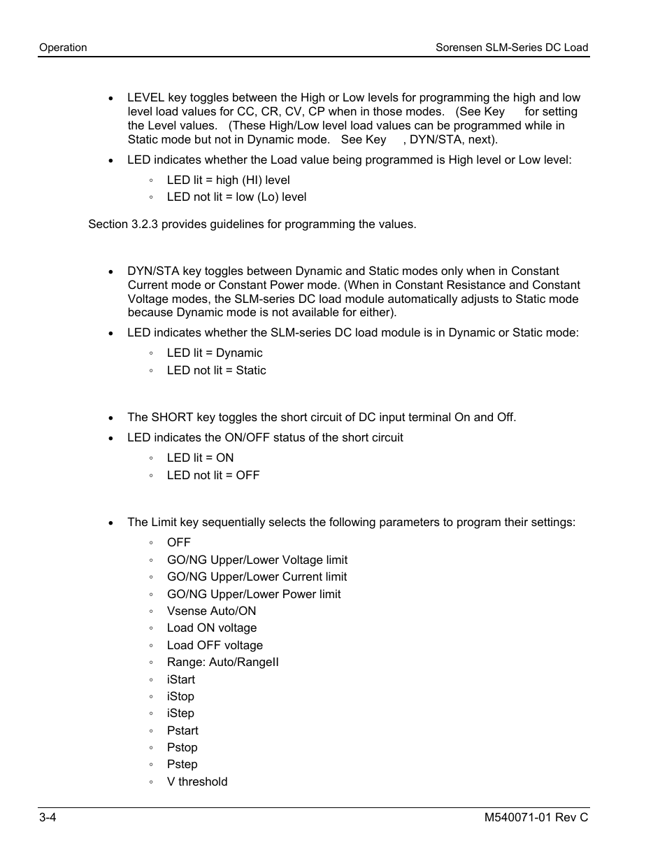 AMETEK SLM Series RevC User Manual | Page 32 / 85