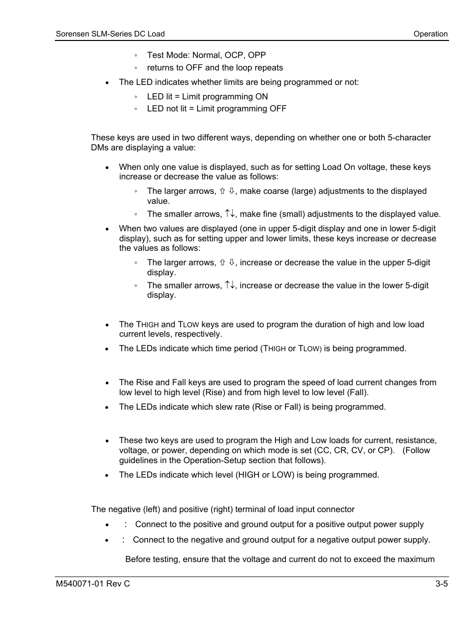 AMETEK SLM Series RevC User Manual | Page 33 / 85