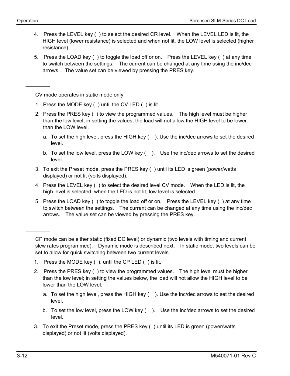 AMETEK SLM Series RevC User Manual | Page 40 / 85