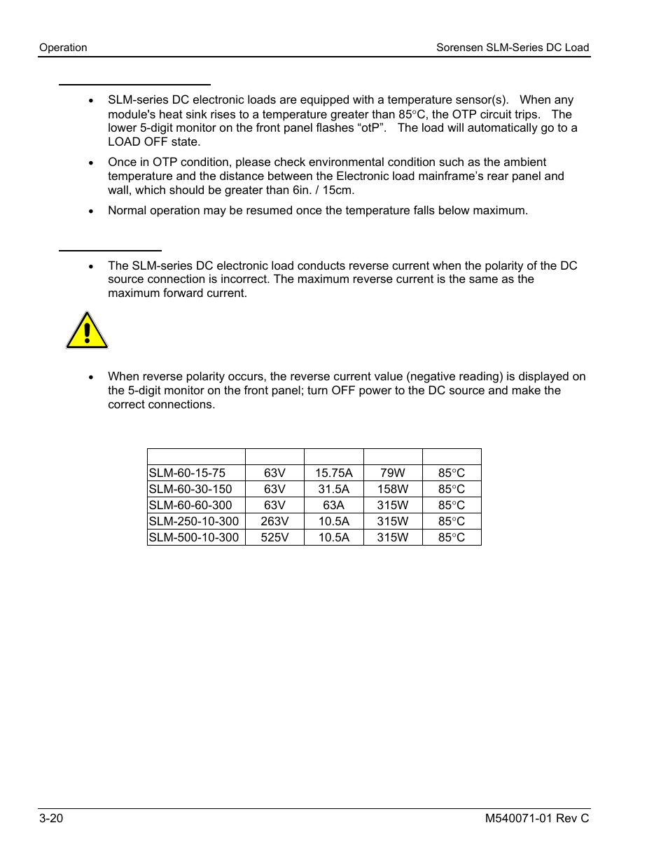 AMETEK SLM Series RevC User Manual | Page 48 / 85