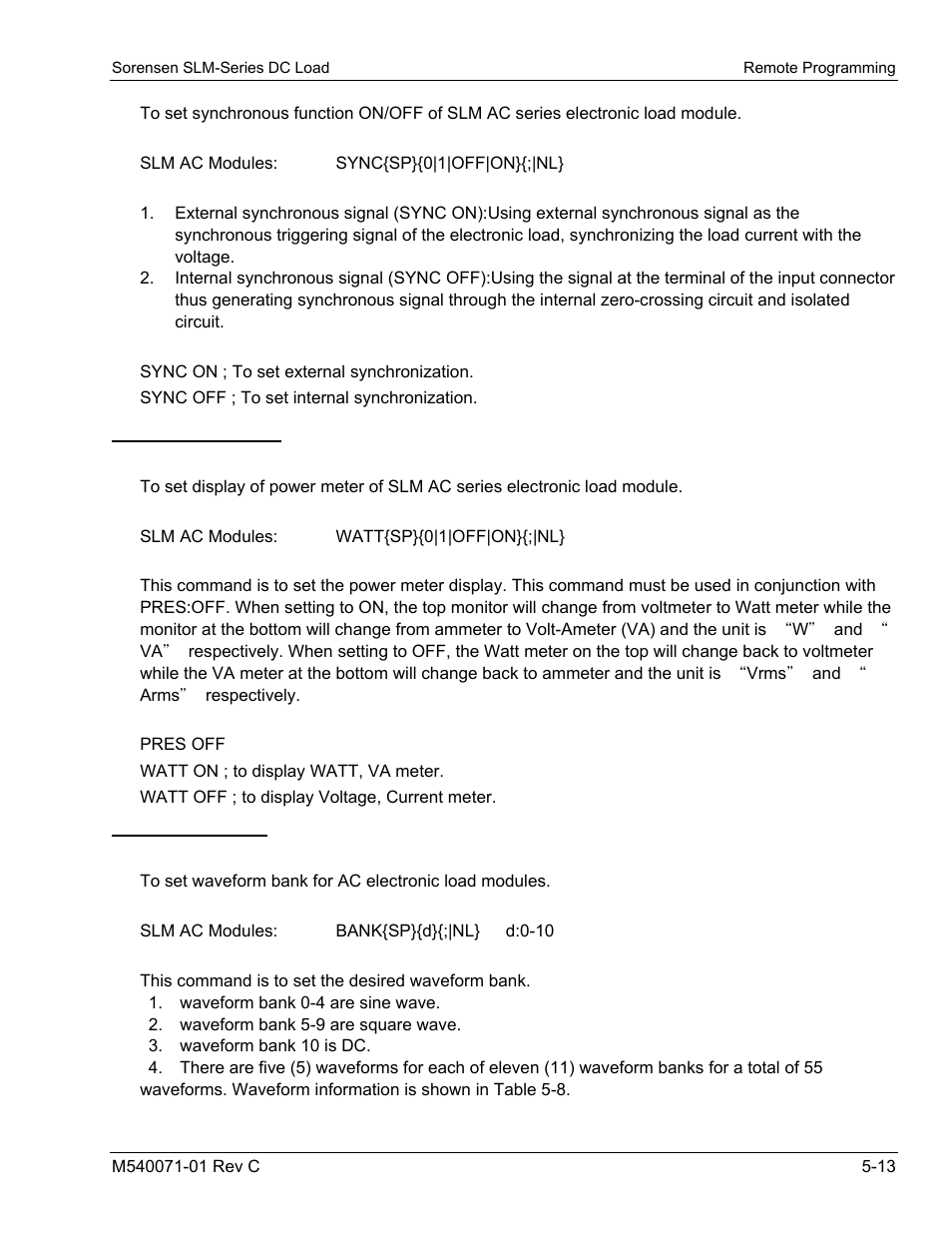 AMETEK SLM Series RevC User Manual | Page 69 / 85