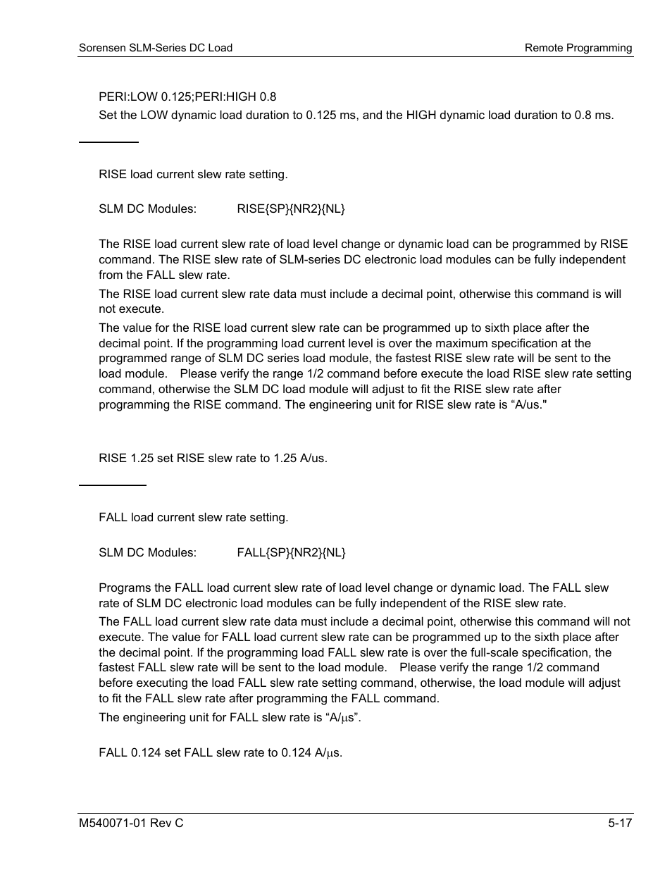 AMETEK SLM Series RevC User Manual | Page 73 / 85