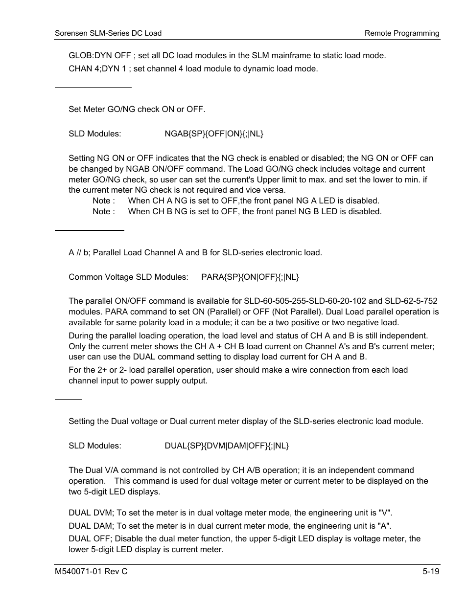 AMETEK SLM Series RevC User Manual | Page 75 / 85