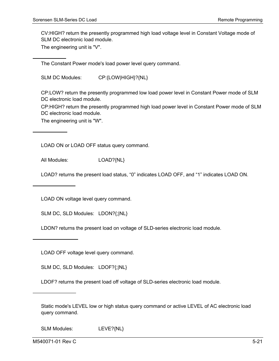 AMETEK SLM Series RevC User Manual | Page 77 / 85