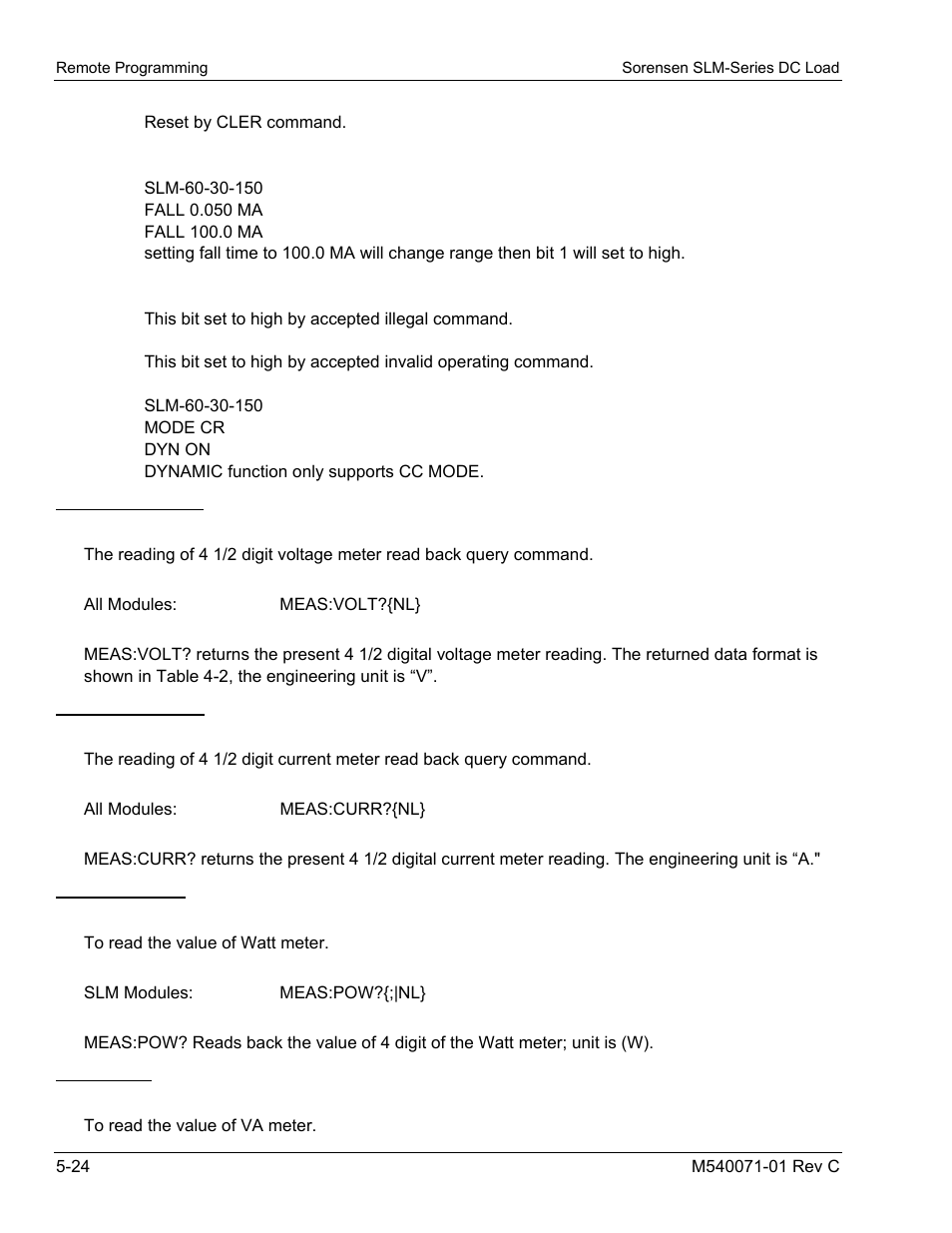 AMETEK SLM Series RevC User Manual | Page 80 / 85